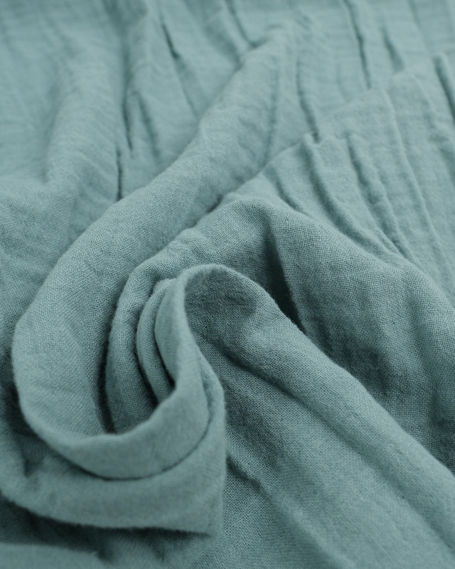 Double Gaze Bio 130CM Vert Aqua - Maison Klem